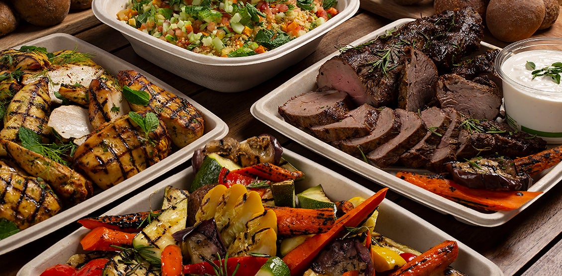 UCLA Conferences and Catering dishes