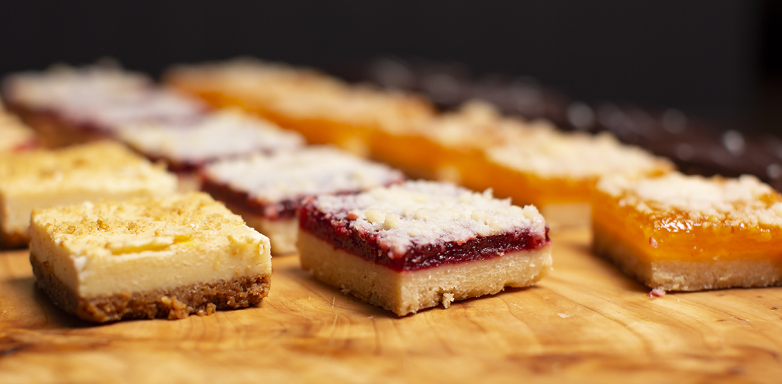 Assortment of dessert bars